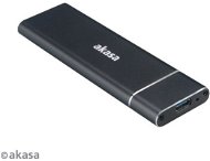 AKASA alumínium külső doboz M.2 (NGFF) SSD-hez, USB 3.1 Gen2 / AK-ENU3M2-02 - Merevlemez keret