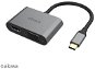 AKASA USB Type-C 2-in-1 Adapter - HDMI és VGA / AK-CBCA23-18BK - Átalakító