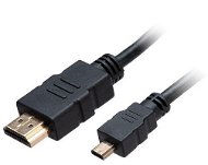 AKASA 4K HDMI - Micro HDMI kábel / AK-CBHD20-15BK - Videokábel