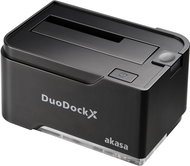 AKASA DuoDock X black - External Docking Station