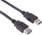 Datový kabel PremiumCord USB 3.0 prodlužovací A-A černý 3m - Datový kabel