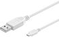 Data Cable PremiumCord USB 2.0 interface A-B micro 5m white - Datový kabel