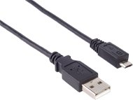 Data Cable PremiumCord USB 2.0 connecting A-B micro 2m black - Datový kabel