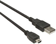 Adatkábel PremiumCord USB-A 2.0 to mini USB-B - 2m, fekete - Datový kabel
