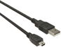 PremiumCord USB 2.0 prepojovací A-B mini 2m čierny - Dátový kábel