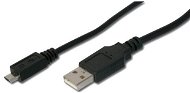 PremiumCord USB 2.0 prepojovací AB micro 0,7 m - Dátový kábel