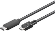 PremiumCord USB 3.1 Type-C (USB-C) (F) prepojovací USB 2.0 Micro-B (M) 1 m - Dátový kábel