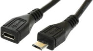 Dátový kábel PremiumCord micro USB 2.0 predlžovací 2m - Datový kabel