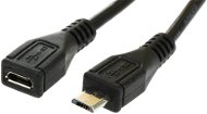 Dátový kábel PremiumCord micro USB 2.0 predlžovací 5 m - Datový kabel