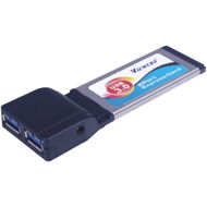 PremiumCord Express card 2x USB 3.0 - Expansion Card