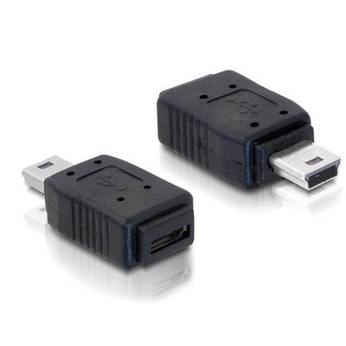 DeLock - USB mini 5pin samec na micro USB B samice - Redukce - Hlavní obrázek