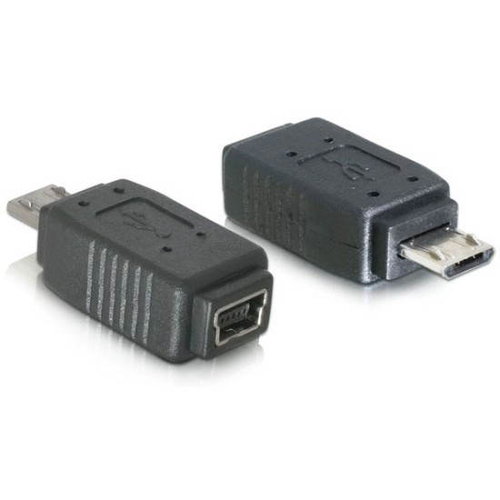 DeLock - micro USB B samec na USB mini 5pin samice - Redukce - Hlavní obrázek