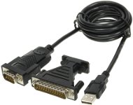 Adapter PremiumCord USB 2.0 azf RS 232 mit Kabel - Redukce