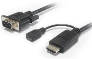 PremiumCord HDMI  Konverter -> VGA mit Micro-USB - Adapter