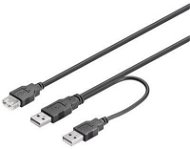 PremiumCord USB 2.0 rozdvojený napájací 0,4 m - Dátový kábel