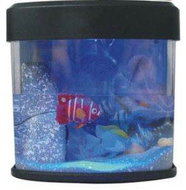 Akvárium s rybičkami PremiumCord modrý, USB 2.0 - Relaxation Tool