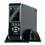 Externí box IcyBox - IB-MP301-B, mediaplayer pro 3.5" zařízení, USB2.0, hliníkový, napájecí zdroj 23 - Externý box