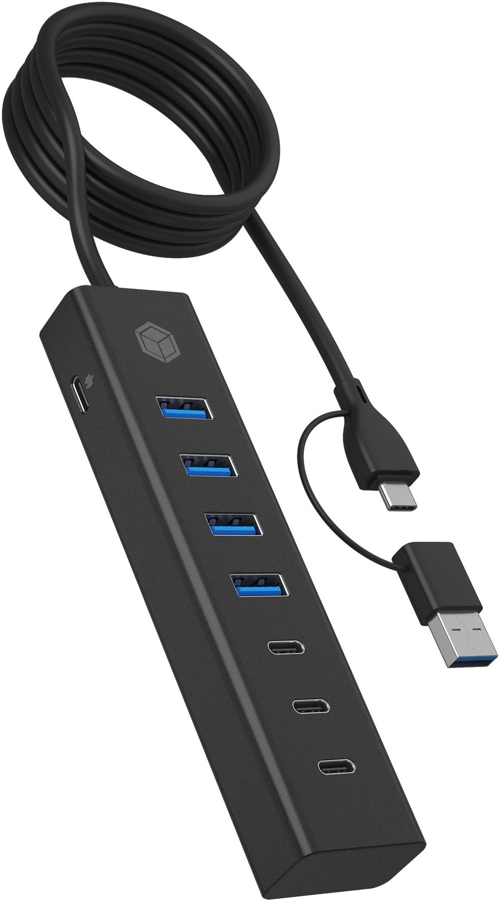Icy Box IB-HUB1737-C3 7 USB porttal