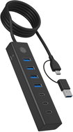 Icy Box IB-HUB1737-C3 with 7 USB ports - USB Hub