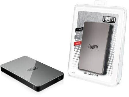Sweex ST181 silver - Hard Drive Enclosure - Main image