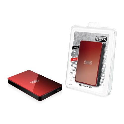 Sweex ST182 red - Hard Drive Enclosure - Main image