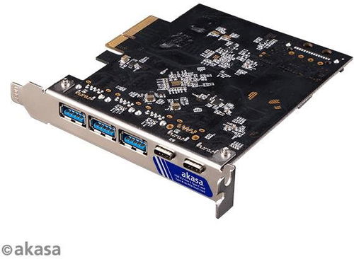 AKASA PCIe karta 2xUSB 3.2 Gen 2 Type-C a 3xType-A / AK-PCCU3-09 - Řadič - Hlavní obrázek