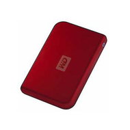 WD 2.5" Passport II 160GB - červený (red), USB2.0, 2MB cache, 5400ot, 12ms, WDXMSB1600TE - External Hard Drive
