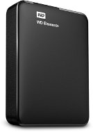 Külső merevlemez WD 2.5" Elements Portable 4TB fekete - Externí disk