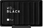 WD BLACK D10 Game drive 8TB, fekete - Külső merevlemez