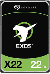 Seagate Exos X22 22TB SATA Standard Model FastFormat (512e/4Kn) - Merevlemez - Fő fotó