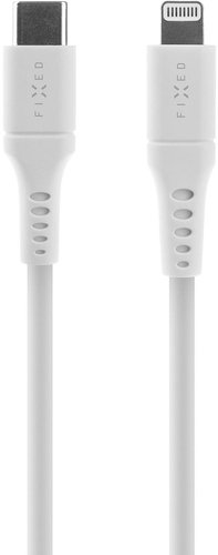 FIXED Cable USB-C to Lightning - PD, MFi, Liquid silicone, 2m, fehér - Adatkábel - Fő fotó