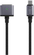 FIXED Cable USB-C/MagSafe 3 2m 140W opletený šedý - Napájecí kabel