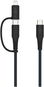 FIXED Cable USB-C/USB-C a Lightning adaptérom PD 2 m MFi PD 60 W sivý - Dátový kábel