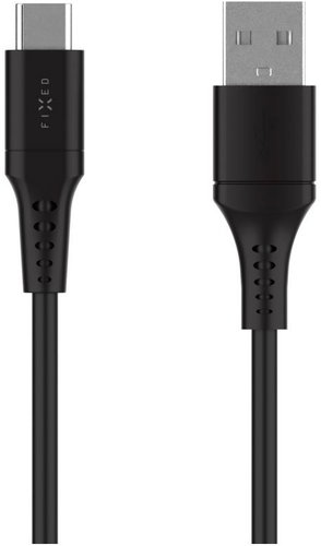 FIXED Kabel USB/USB-C und PD Unterstützung 0.3m USB 2.0 60W Liquid Silicone schwarz - Datenkabel - Hauptbild