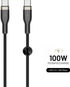 FIXED Cable USB-C/USB-C a podporou PD 0.5m USB 2.0 100W opletený černý - Data Cable