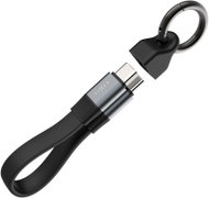 FIXED Clip Cable USB-C/USB-C s karabinou 3.2 Gen 2 10Gb/s 4K60Hz PD 240W černý - Data Cable