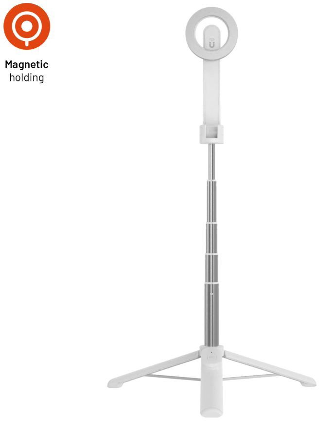 FIXED MagSnap, MagSafe + állvány, vezeték nélküli kioldó - fehér
