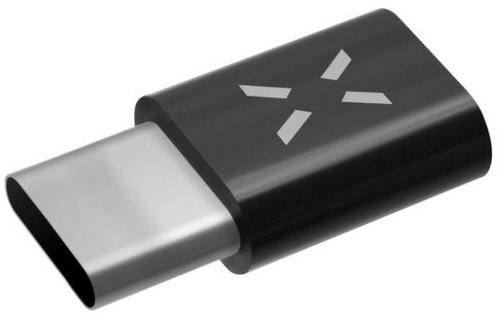 FIXED microUSB - USB-C 2.0, black - Adapter - Main image