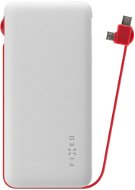 FIXED Zen s káblom micro USB/USB-C 10000 mAh biely - Powerbank