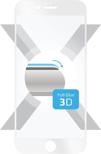FIXED 3D Full-Cover for Apple iPhone 6 / 6S White - Schutzglas - Hauptbild