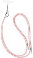 FIXED NeckUni for phones with back cover pink - Phone Lanyard