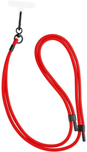 FIXED NeckUni for phones with back cover red - Phone Lanyard - Main image