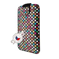 FIXED Soft Slim with PU Closure, PU Leather, 4XL Size + Rainbow Dots - Phone Case