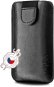 FIXED Soft Slim 4XL+ fekete zárható PU bőr tok - Mobiltelefon tok