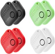 FIXED Smile 8-PACK (2x fekete, 2x fehér, 2x piros, 2x zöld) - Bluetooth kulcskereső