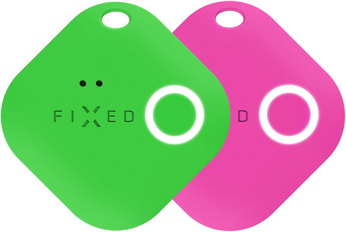 FIXED Smile with Motion Sensor, DUO PACK - Green + Pink - Bluetooth Chip Tracker - Main image