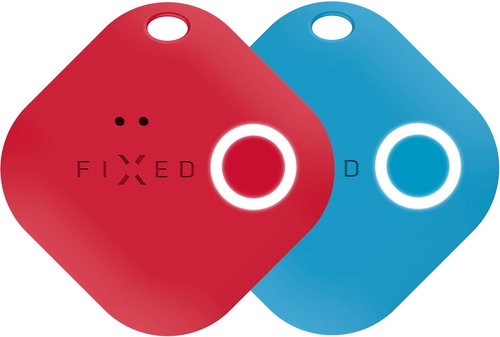 FIXED Smile with Motion Sensor, DUO PACK - Red + Blue - Bluetooth Chip Tracker - Main image