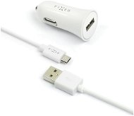 FIXED Rapid Charge Car MicroUSB white - Car Charger