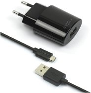 FIXED Rapid Charge Travel MicroUSB, Black - AC Adapter