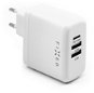 FIXED Travel with USB-C and 2x USB Output Support PD 45W White - AC Adapter